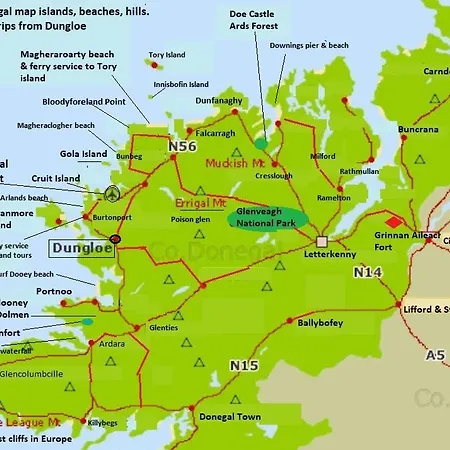 1 Mile From Dungloe, 2bdrm Max3 Adults * Dungloe